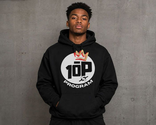 10P Program Crown hoodie in black