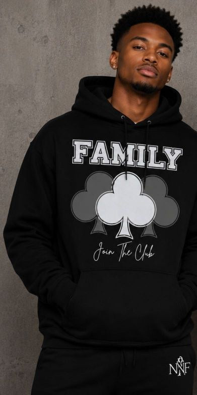 FAMILY Join The Club hoodie in black
