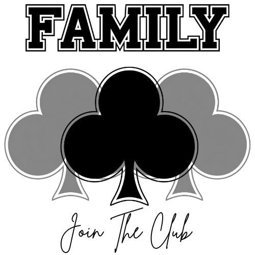 FAMILY Club emblem artwork, white