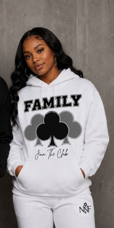 FAMILY Join The Club hoodie in white