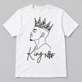 King Camo Crown tee in white